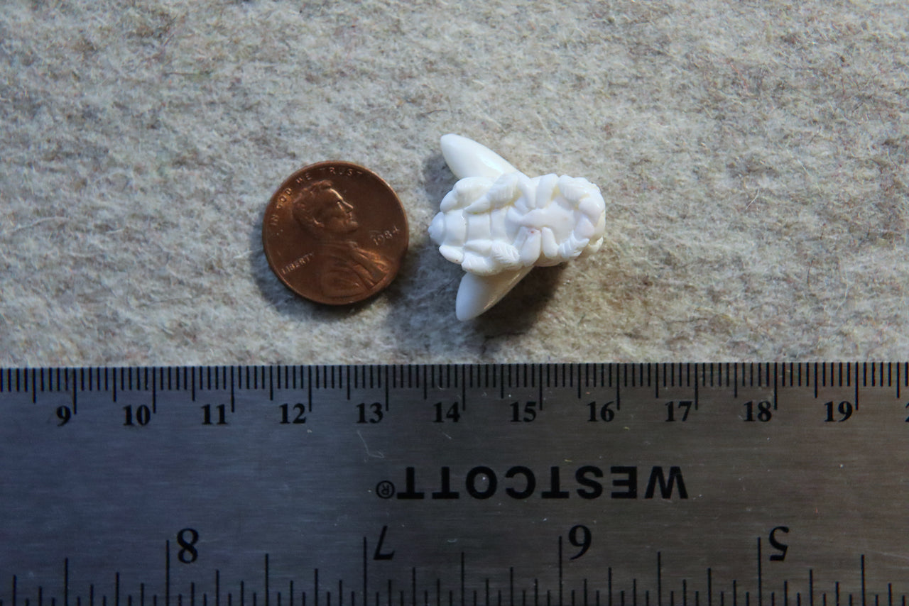 Hand-Carved Bone Bee Bead #10