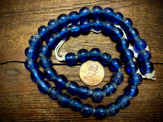 Java Glass Beads—Blue
