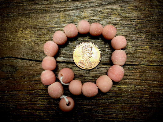 Java Glass Beads—Pink