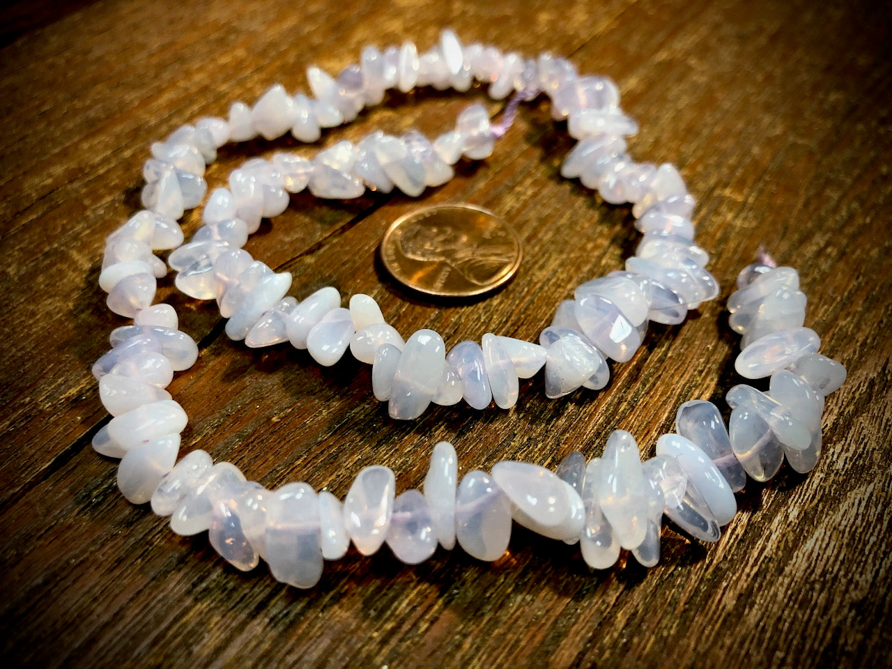 Lavender Amethyst 7x12mm Chip Beads