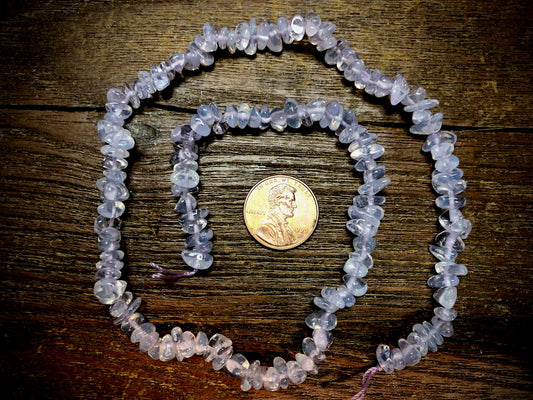 Lavender Amethyst 6x10mm Chip Beads