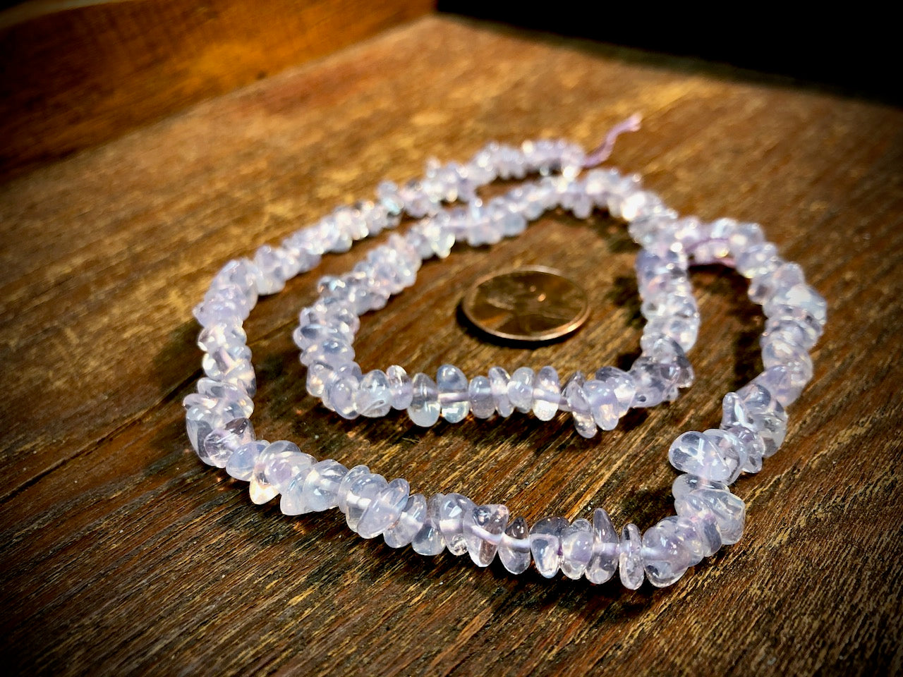 Lavender Amethyst 6x10mm Chip Beads