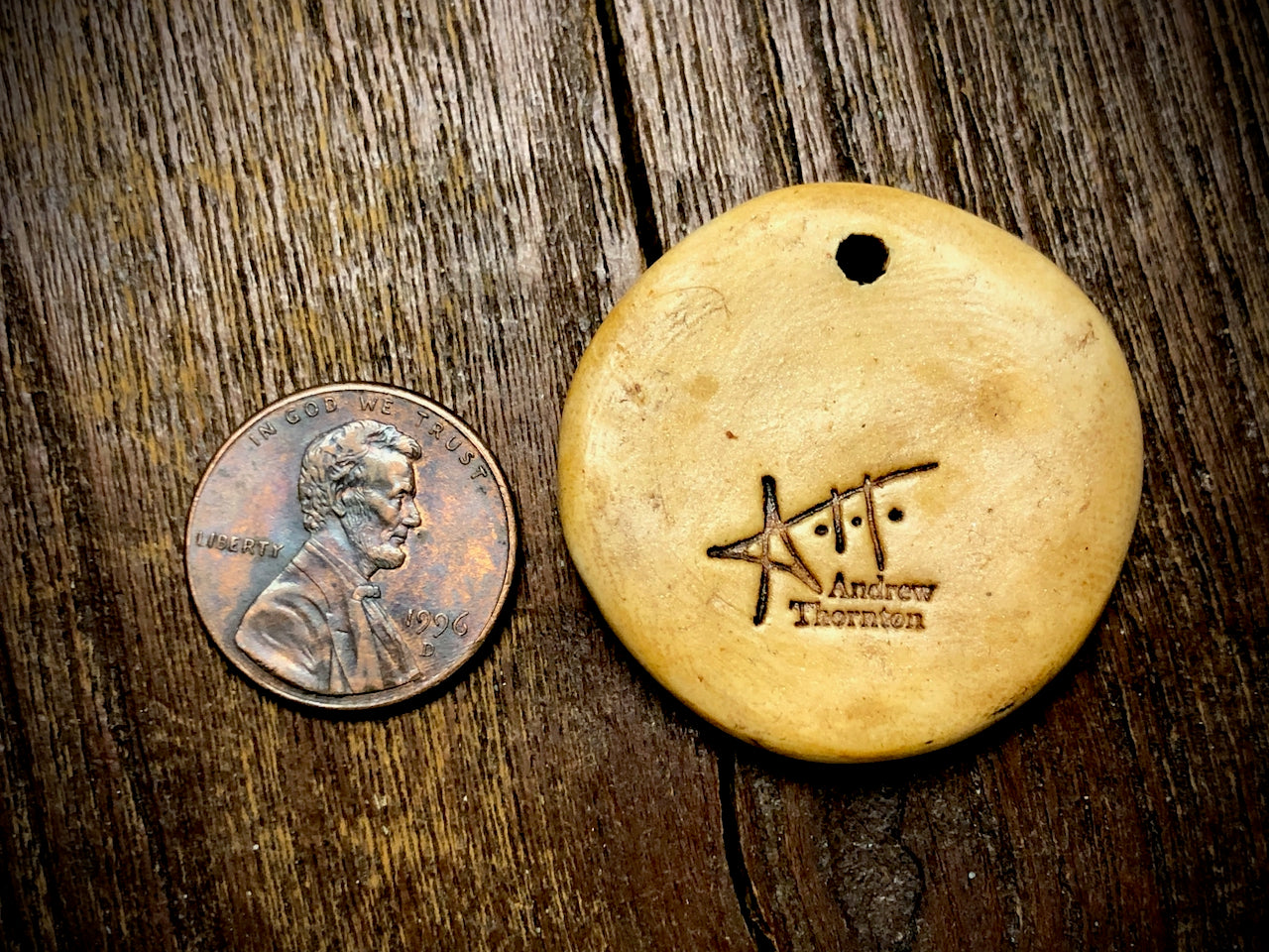 Andrew Thornton Polymer Clay Pendant