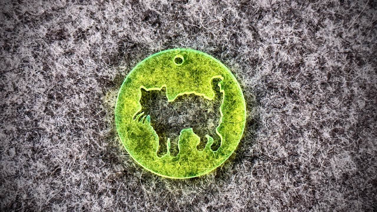 Acrylic Cutout Pendant—Halloween Cat Attack Now!—Ectoplasmic Green