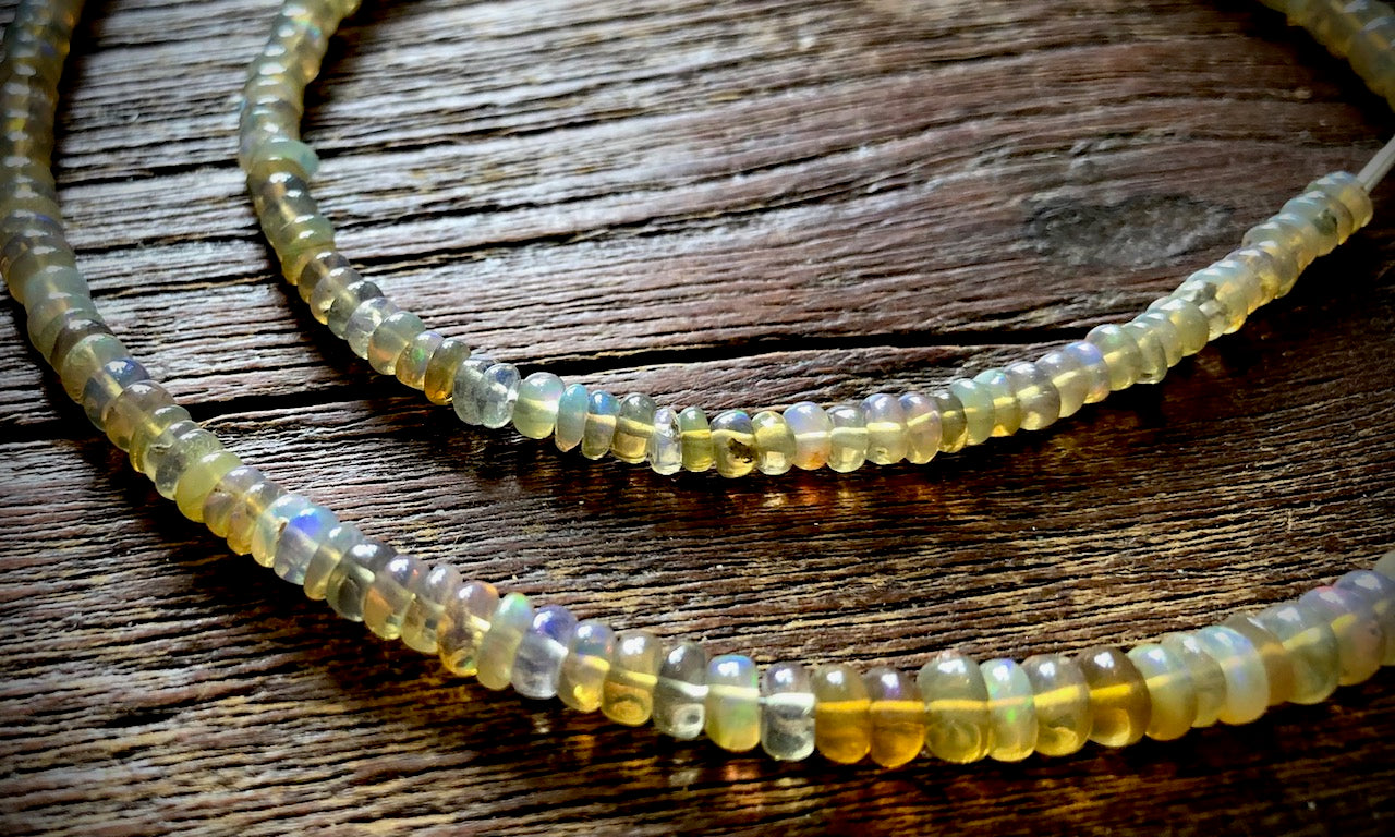 Strand of Graduated Ethiopian Opals