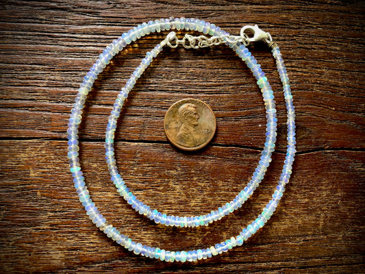 Graduated Opal Rounds Strand/Necklace