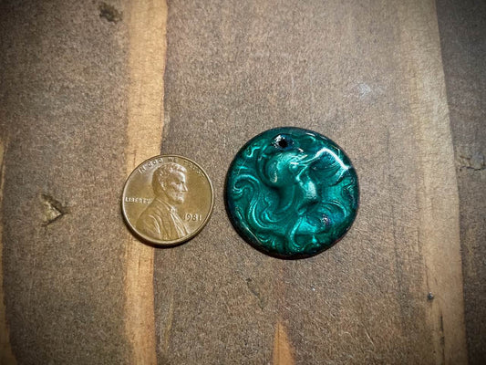 Art Nouveau Enameled Pendant