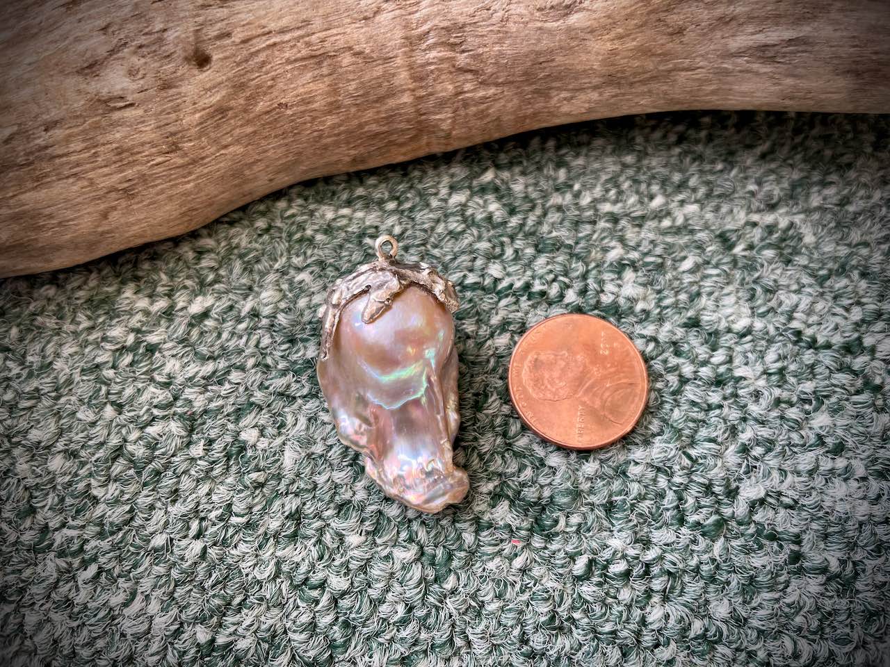 Baroque Pearl & Sterling Silver Pendant