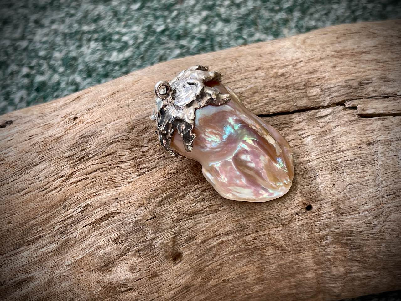 Baroque Pearl & Sterling Silver Pendant