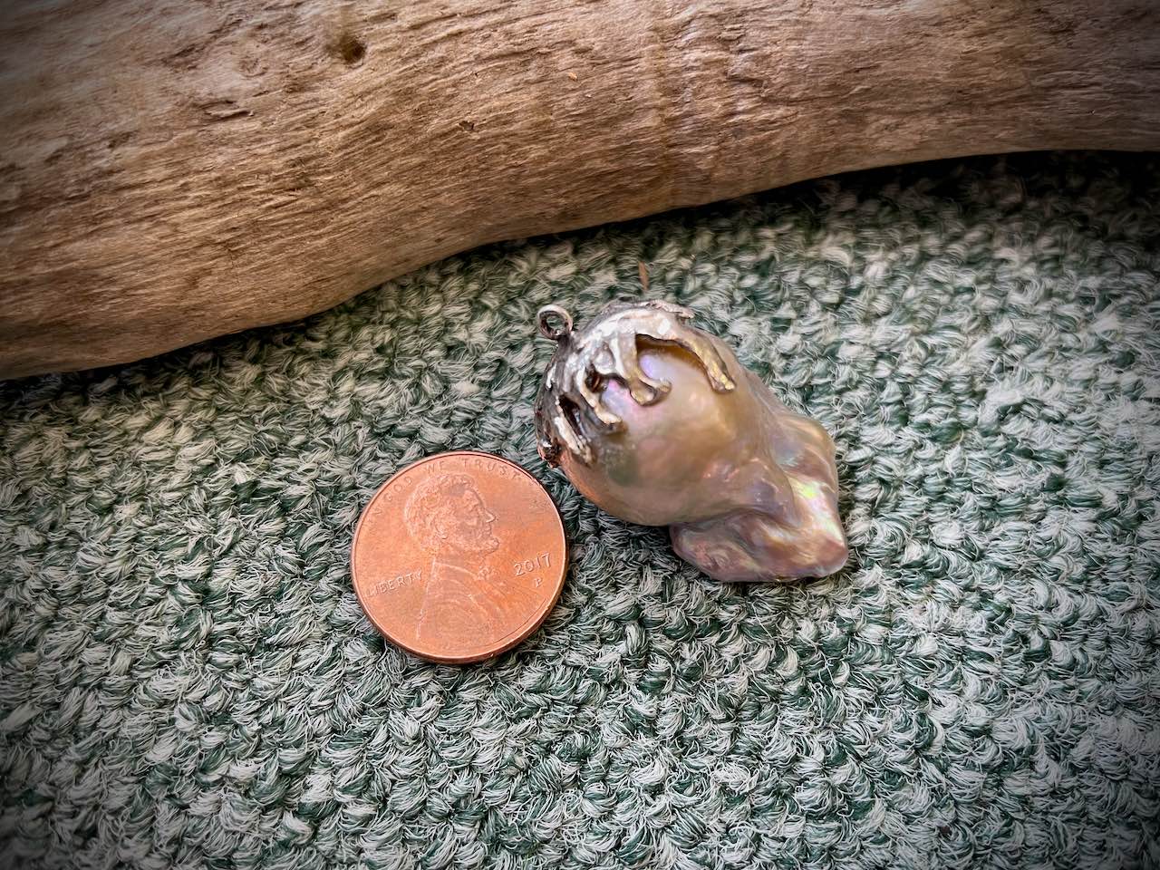 Baroque Pearl & Sterling Silver Pendant