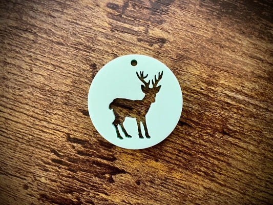 Allegory Gallery Special Edition Springtime Acrylic Cut-Out Pendants—Stag