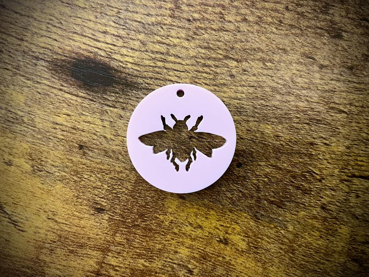 Allegory Gallery Special Edition Springtime Acrylic Cut-Out Pendants—Bee
