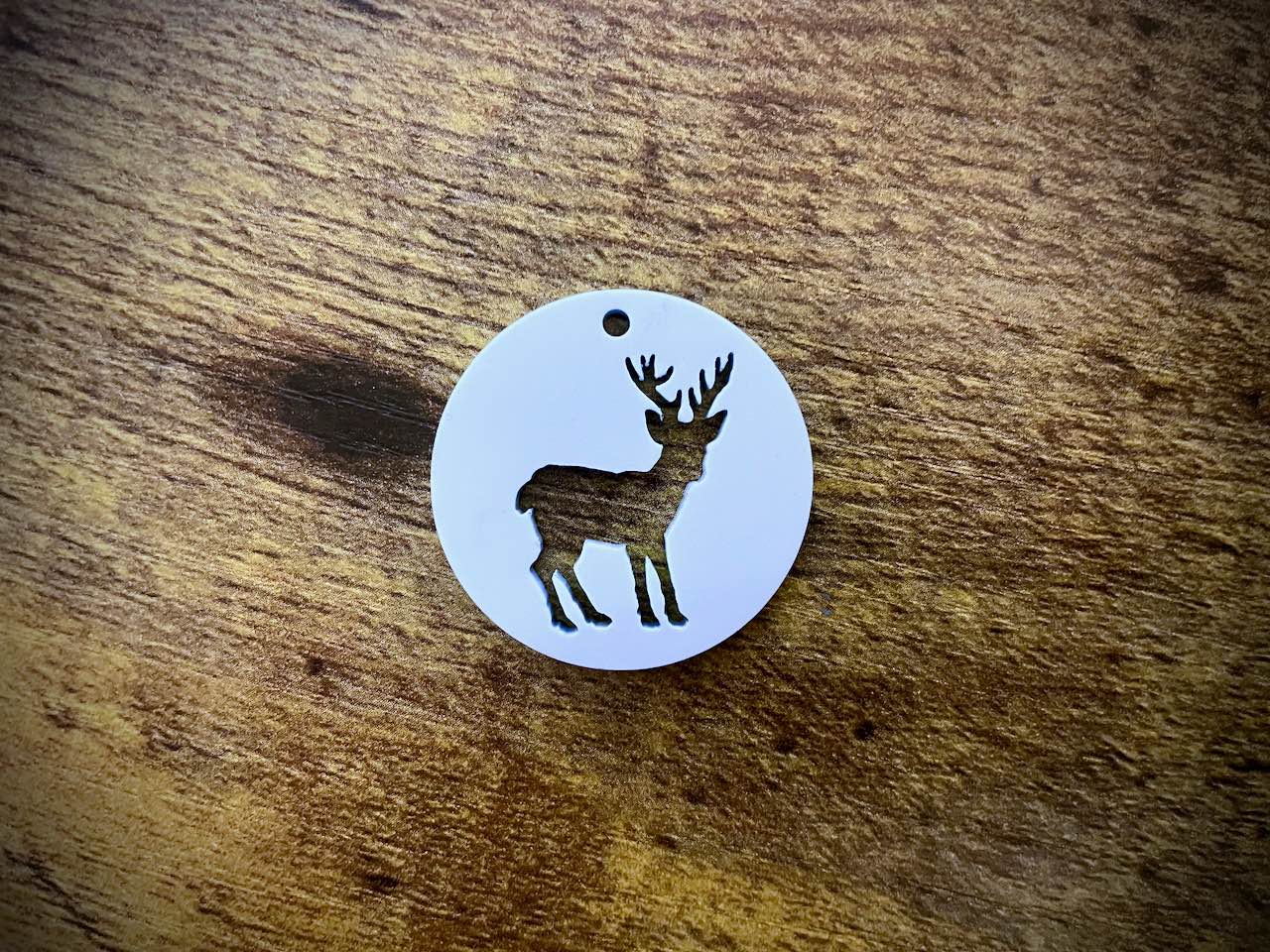 Allegory Gallery Special Edition Springtime Acrylic Cut-Out Pendants—Stag