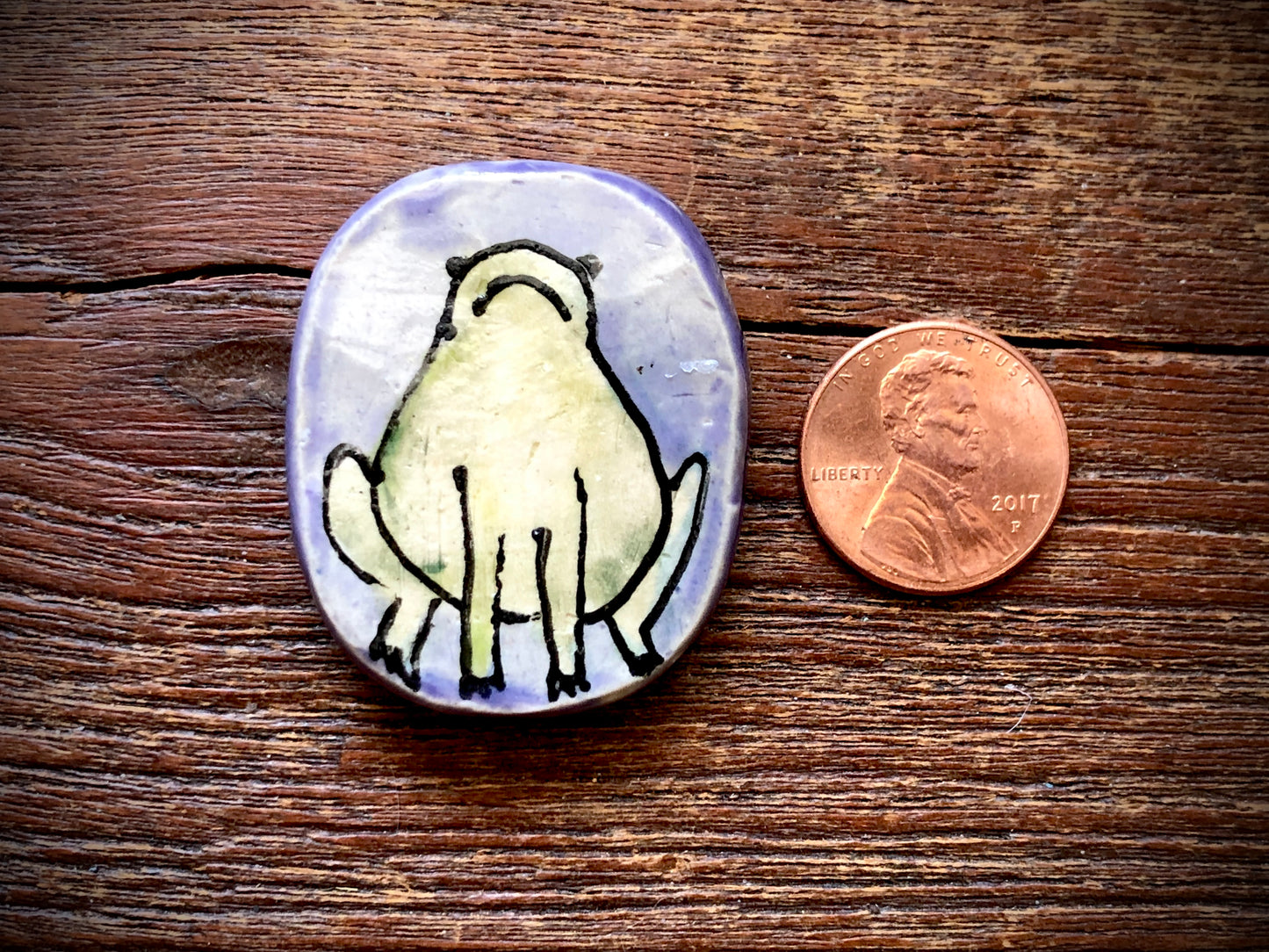 Diane Hawkey Frog Bead