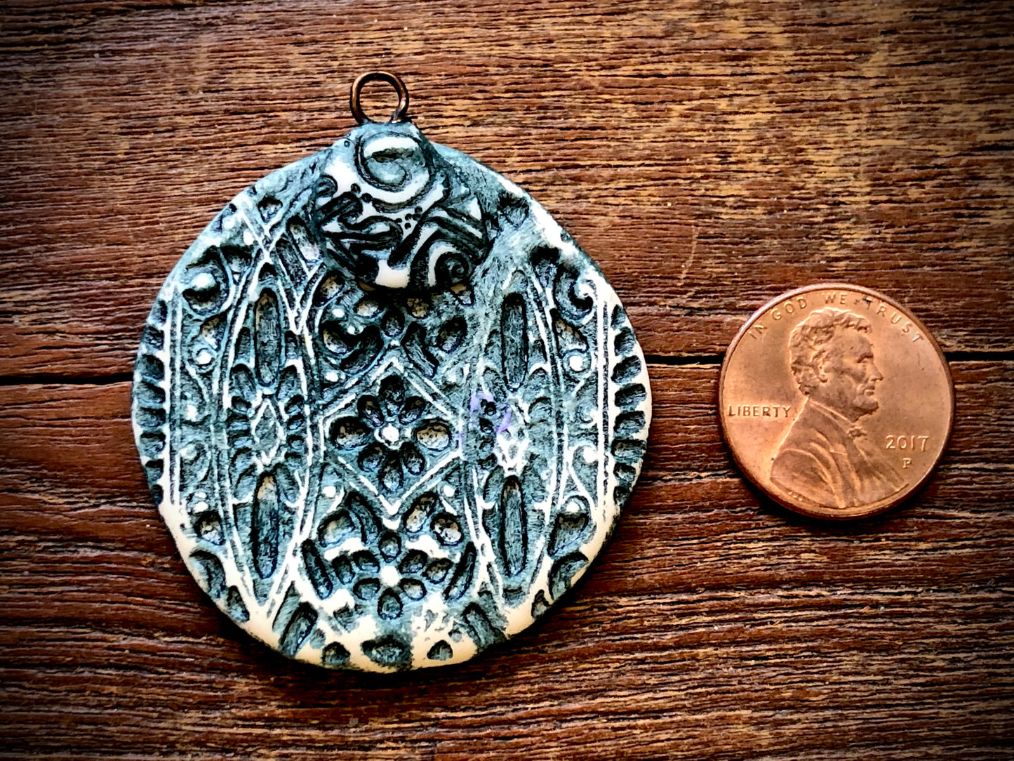 Jenny Davies-Reazor - Polymer Clay Pendant