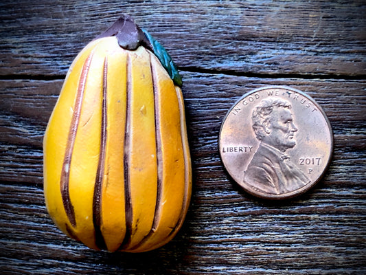 Jenny Davies-Reazor - Pumpkin Polymer Clay Pin