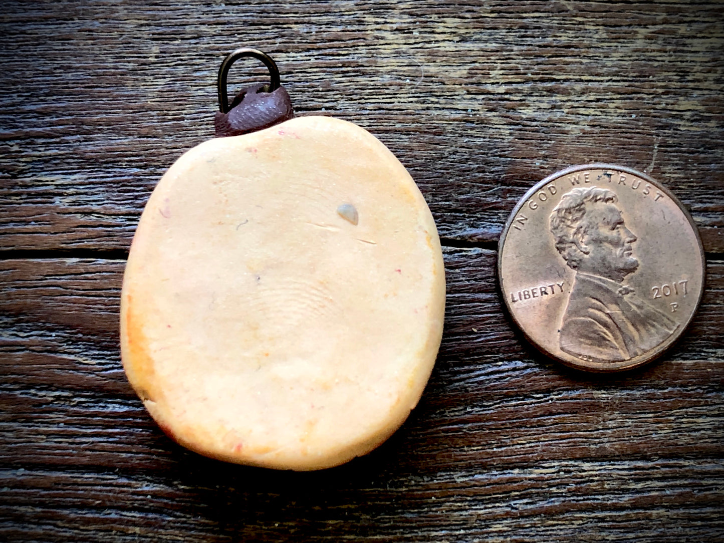 Jenny Davies-Reazor - Pumpkin Polymer Clay Pendant