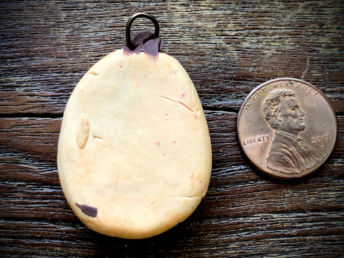 Jenny Davies-Reazor - Pumpkin Polymer Clay Pendant