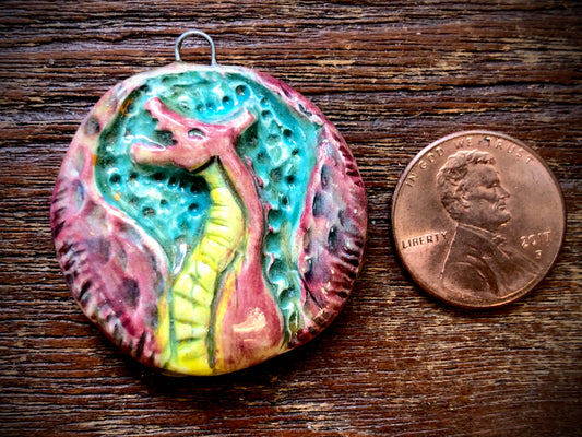 Jenny Davies-Reazor - Dragon Ceramic Pendant