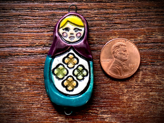 Jenny Davies-Reazor - Ceramic Pendant/Connector