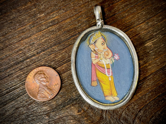 Antique Afghan Silver Pendant