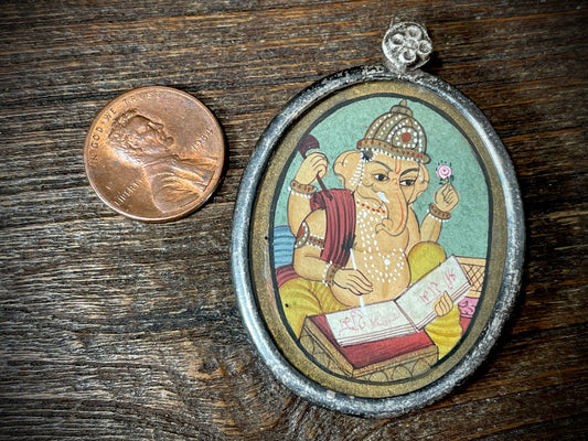 Antique Afghan Silver Pendant