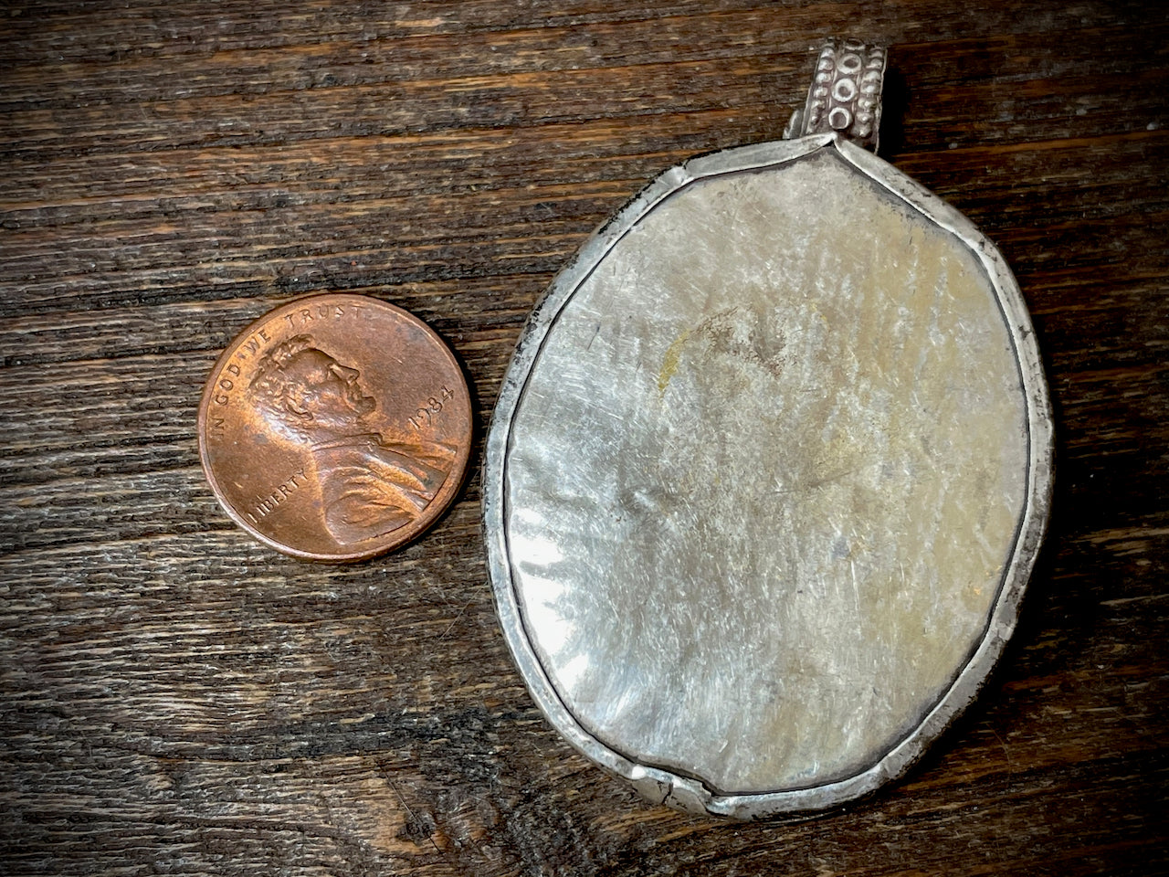 Antique Afghan Silver Pendant