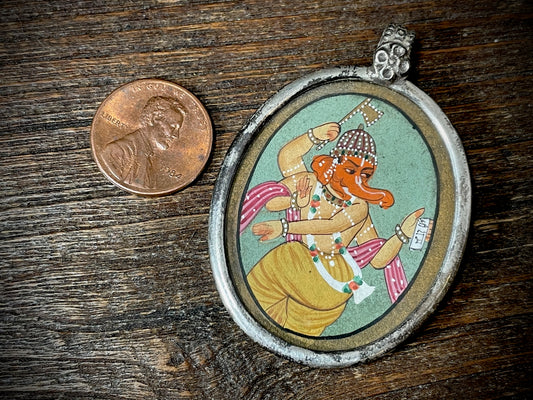 Antique Afghan Silver Pendant