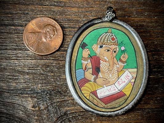 Antique Afghan Silver Pendant