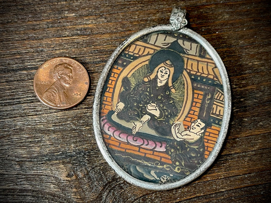 Antique Afghan Silver Pendant