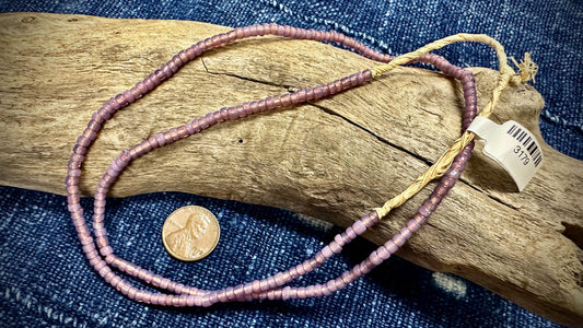 African Glass Bead Strand - 2mm x 3mm - 23"