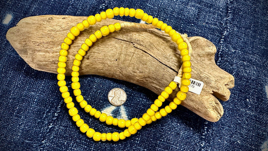 African Glass Bead Strand - 5mm x 8mm - 22.5"