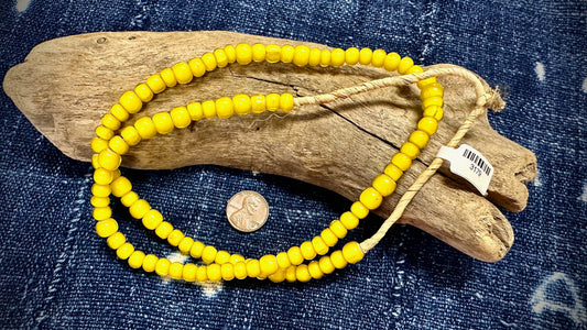 African Glass Bead Strand - 5mm x 6mm - 22"