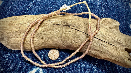 African Glass Bead Strand - 2mm x 3mm - 23"