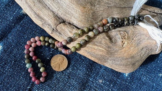 Tourmaline Smooth Round Beads - 6mm - 14”