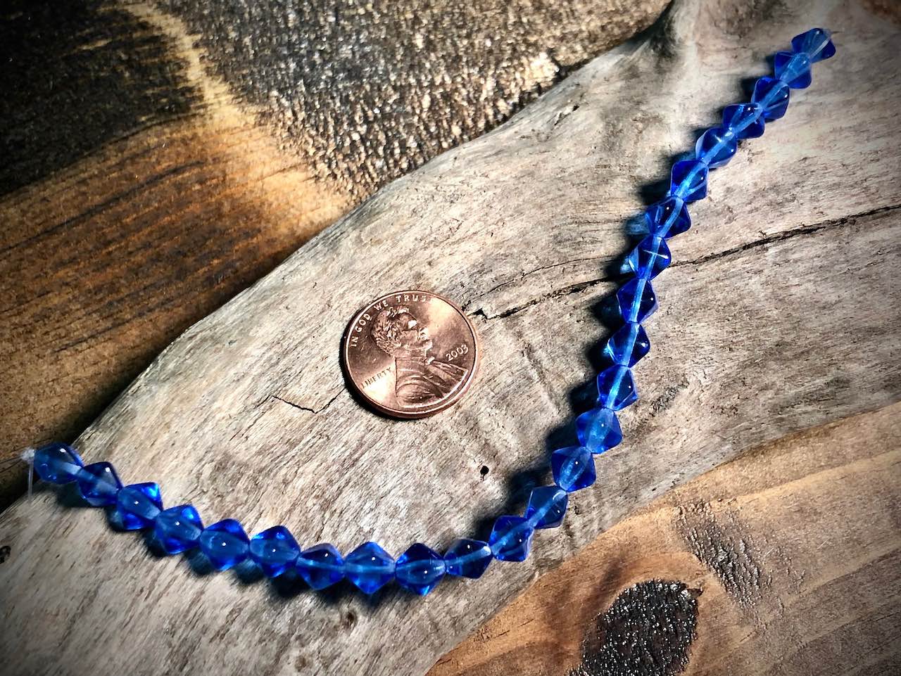 Lucerna Bicone Czech Glass Strand