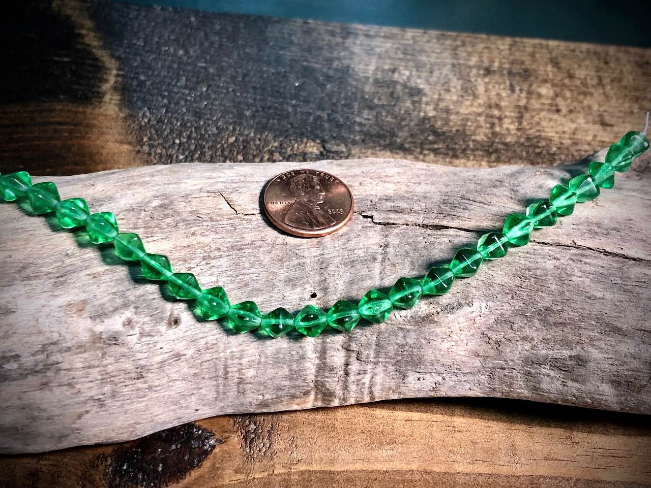 Lucerna Bicone Czech Glass Strand