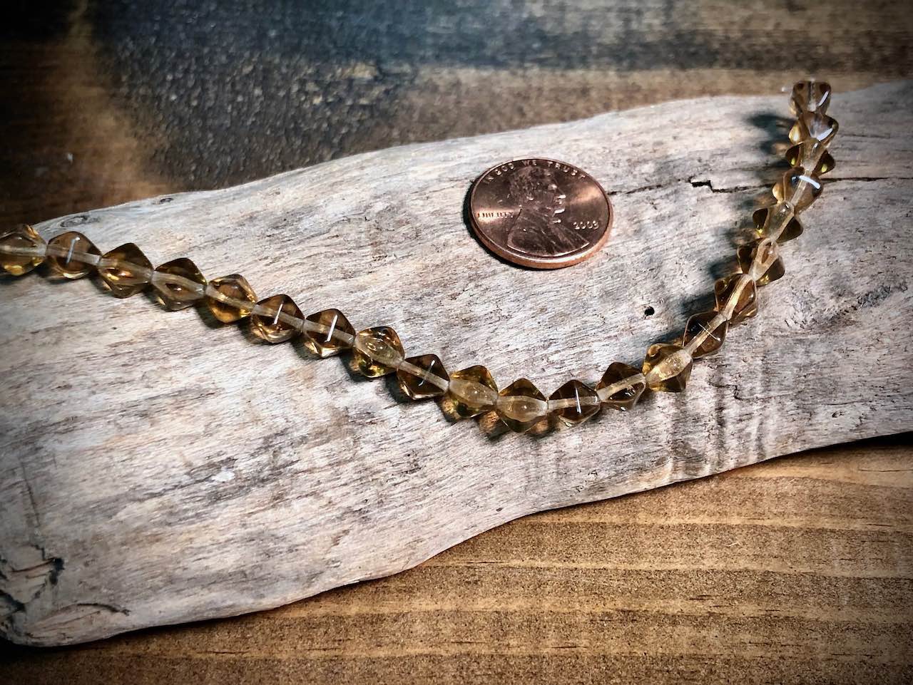 Lucerna Bicone Czech Glass Strand