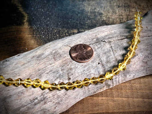 Lucerna Bicone Czech Glass Strand