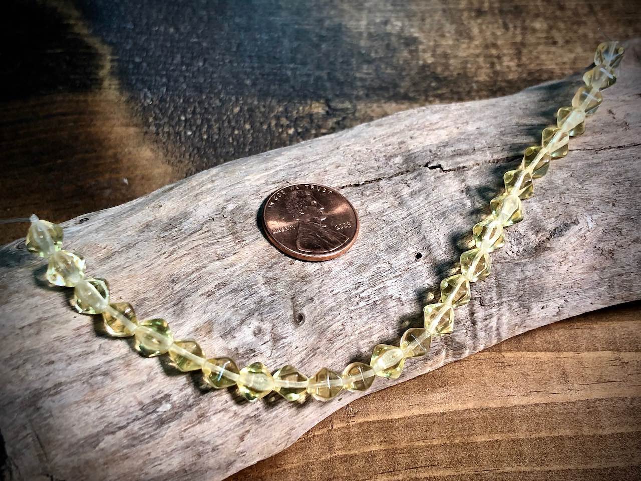 Lucerna Bicone Czech Glass Strand