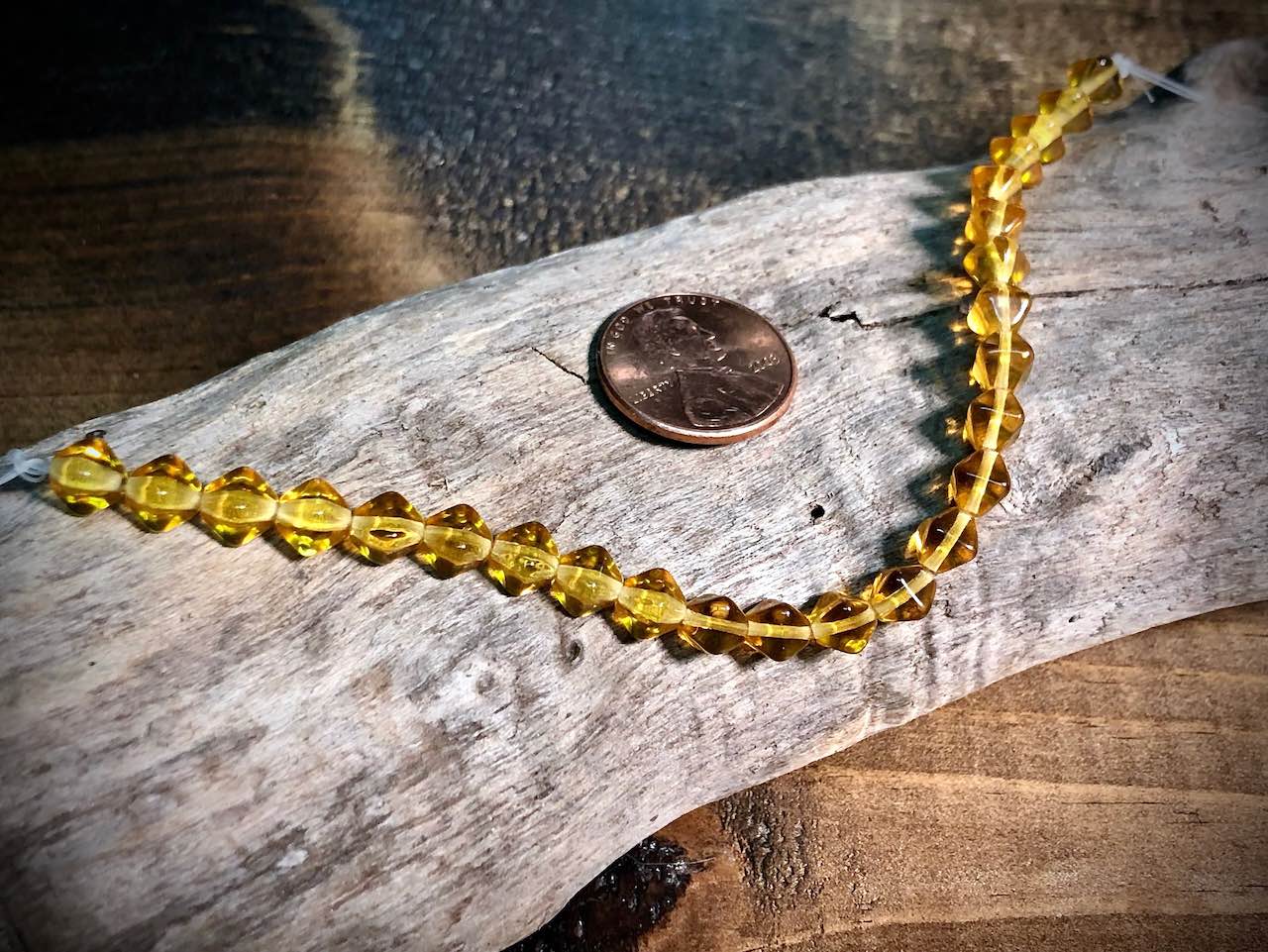 Lucerna Bicone Czech Glass Strand