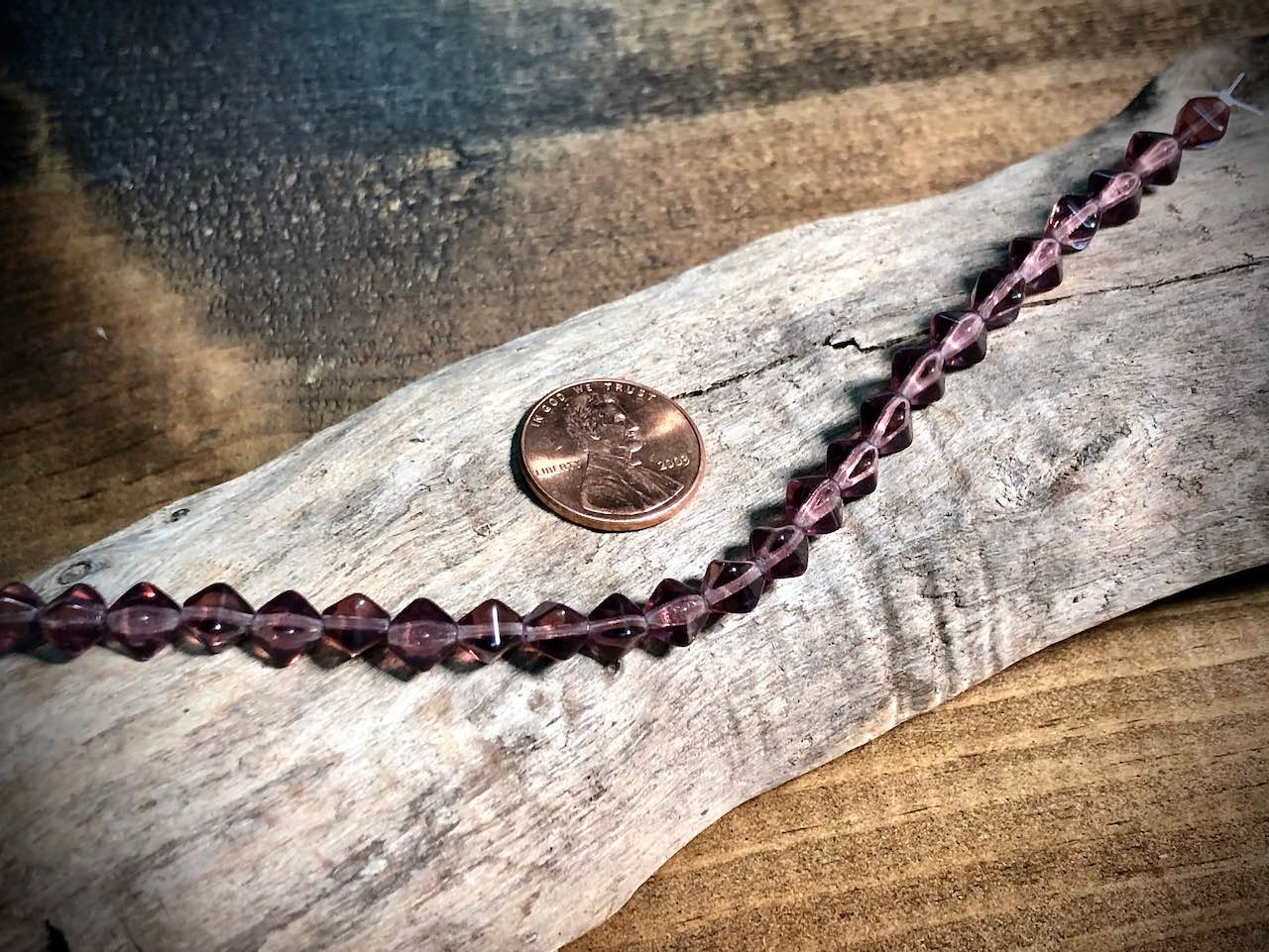 Lucerna Bicone Czech Glass Strand