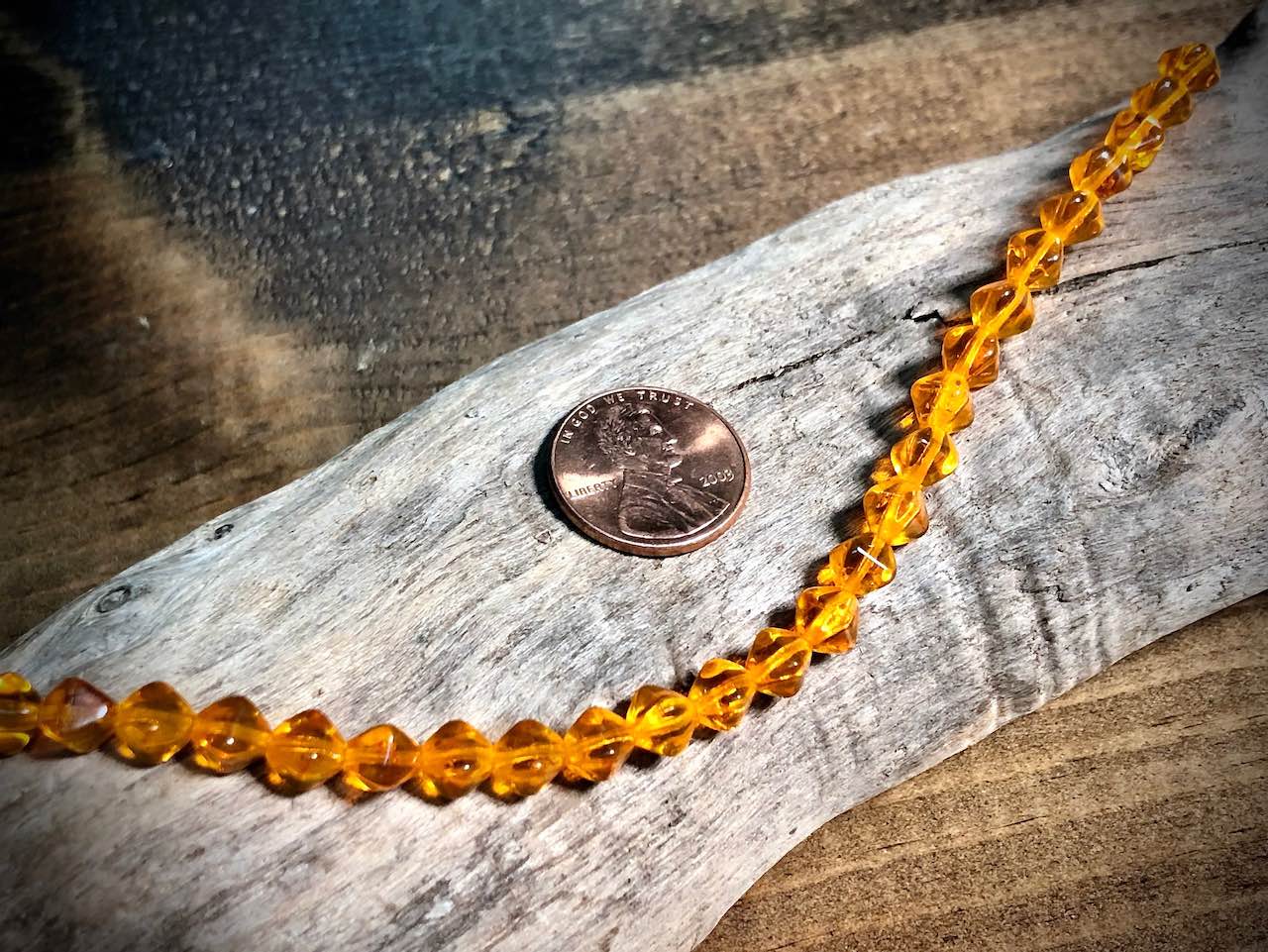 Lucerna Bicone Czech Glass Strand