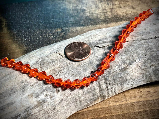 Lucerna Bicone Czech Glass Strand