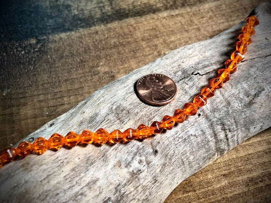 Lucerna Bicone Czech Glass Strand