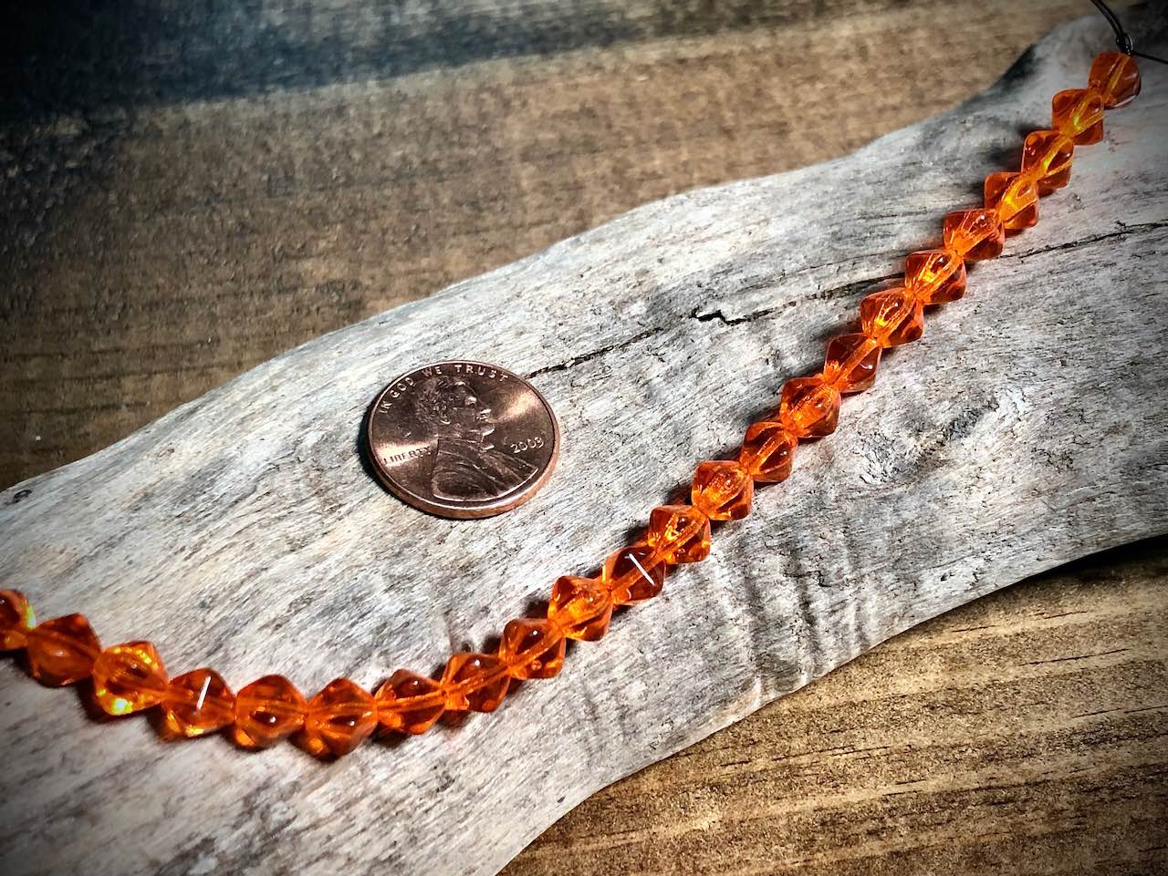 Lucerna Bicone Czech Glass Strand