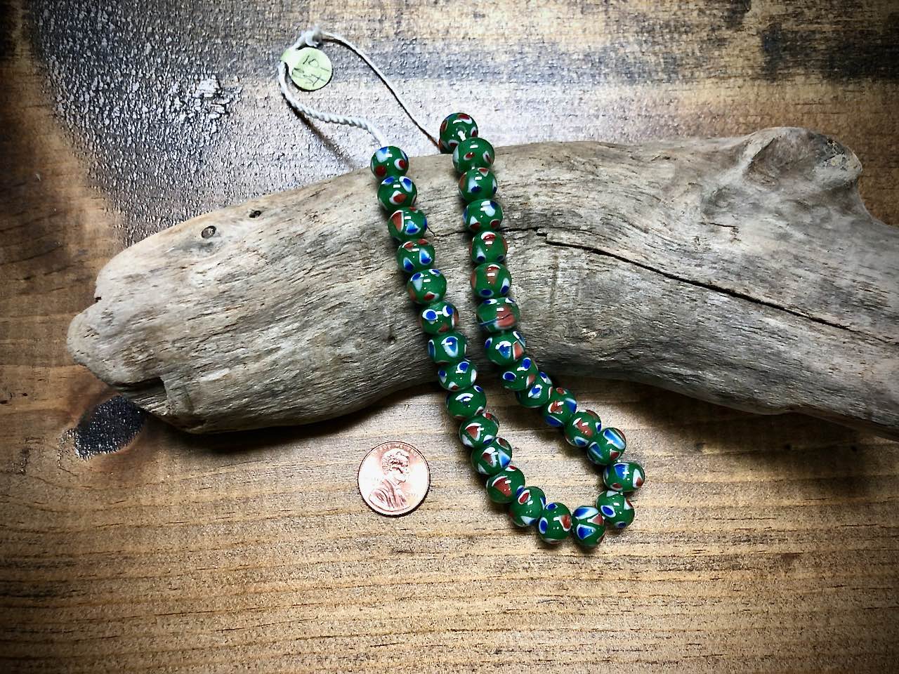 Manik Manik Indonesian Glass Bead Strand