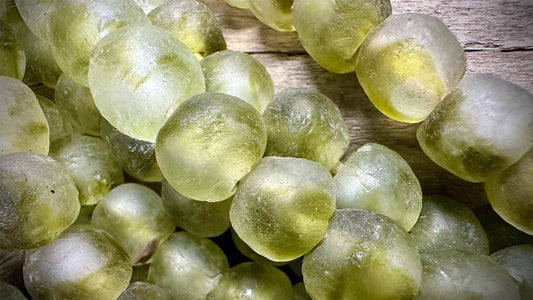 African Glass Bead Strand - Large-Hole Rounds - 15mm - 23”