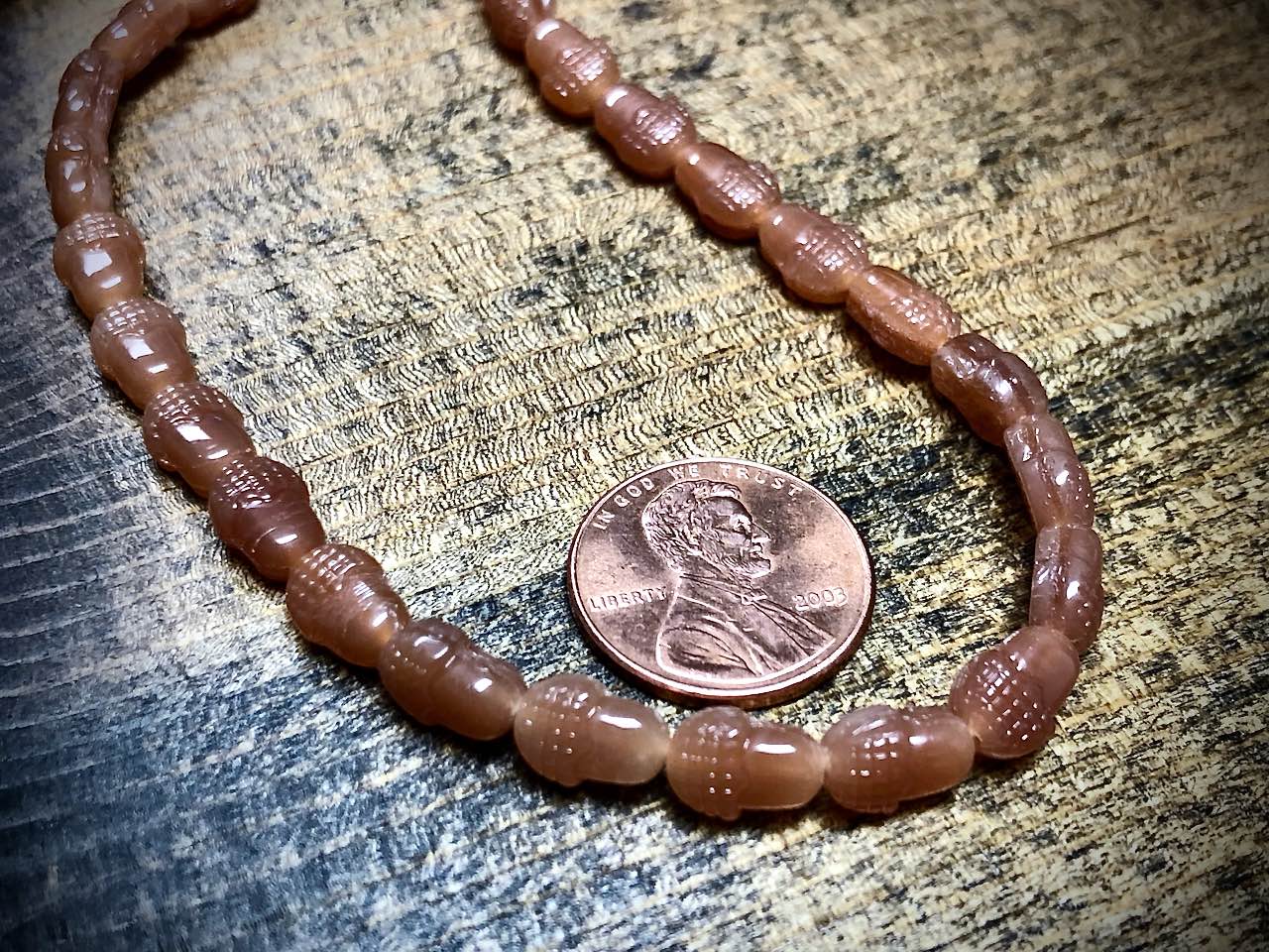 Acorn Czech Glass Strand