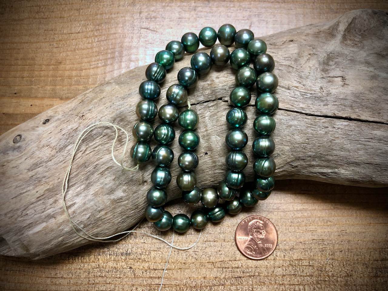 Old-Stock, Vintage Freshwater Pearls - 8mm - 16”